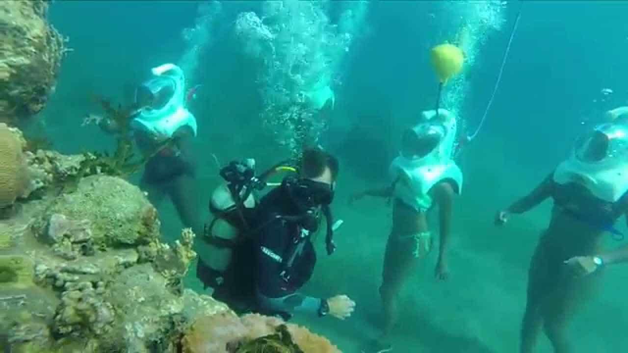 Plongée en scaphandre en Guadeloupe: Aquatique aventure