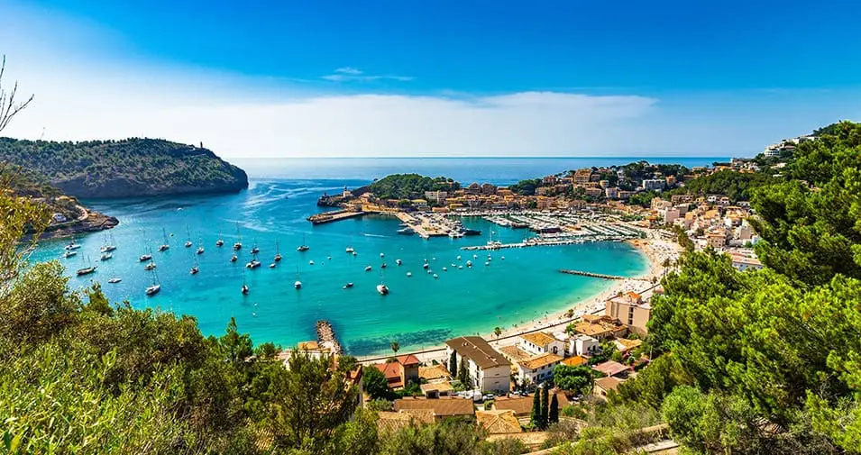 Paysage Majorque, plage : archipel des Baléares