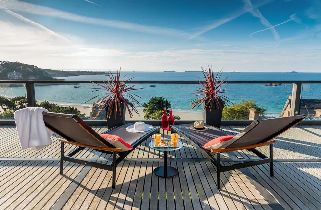 Terrasse Agapa Hotel Spa Nuxe en Bretagne: séjour Spa