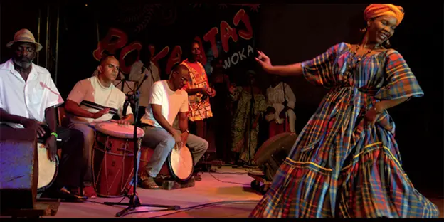 Fêtes patronales: Festival de Gwo Ka à Sainte Anne en Guadeloupe