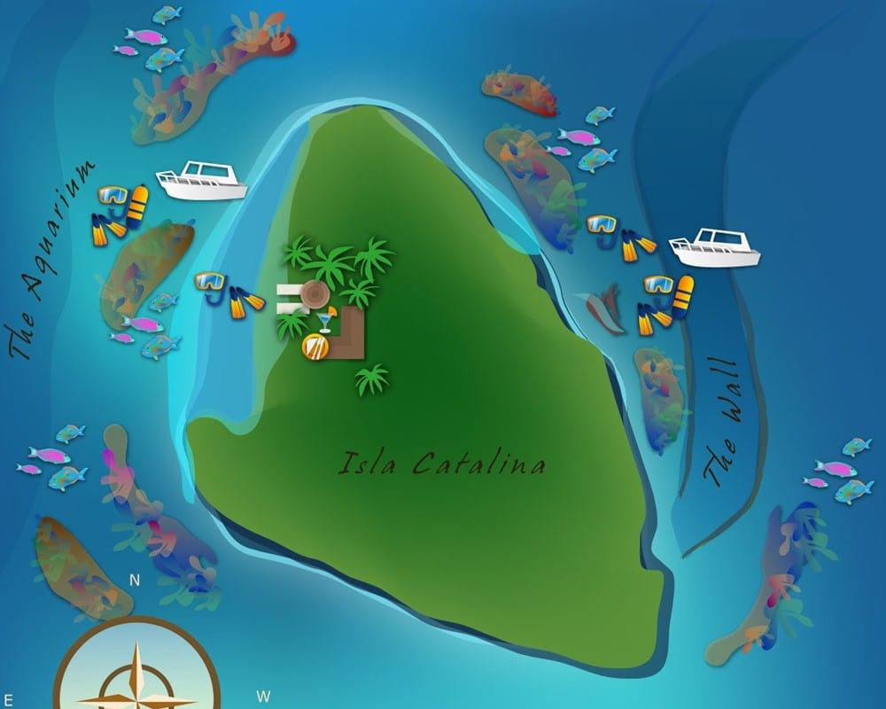 Visiter île Catalina en République Dominicaine. Ce qu'il faut voire et faire.