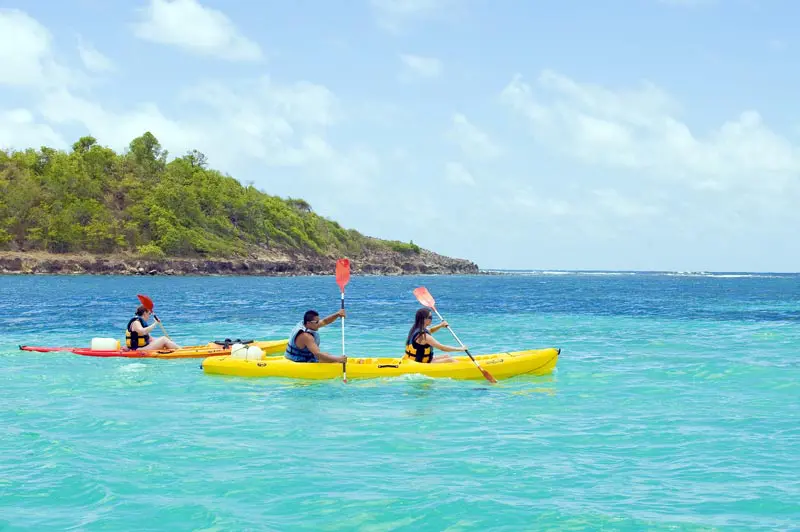 Excursion Kayak Martinique. Visite de la Mangrove en Martinique et explorations des îles.et vi