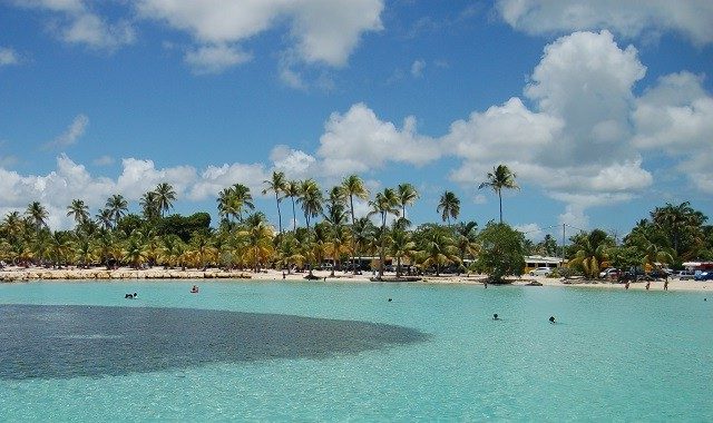 Plage du bourg de Sainte Anne