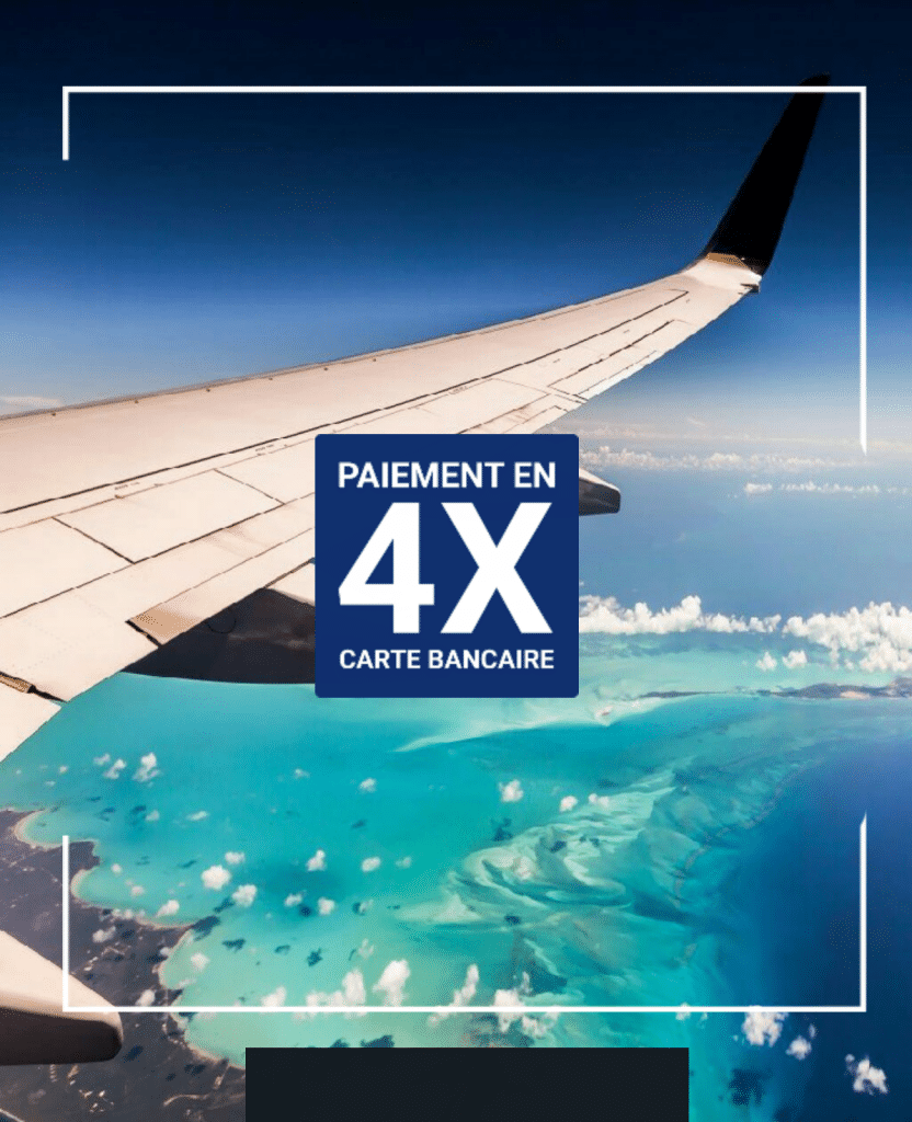 Promo :  Guadeloupe pas cher , billet avion paiement 4 fois avec CB sans frais . 