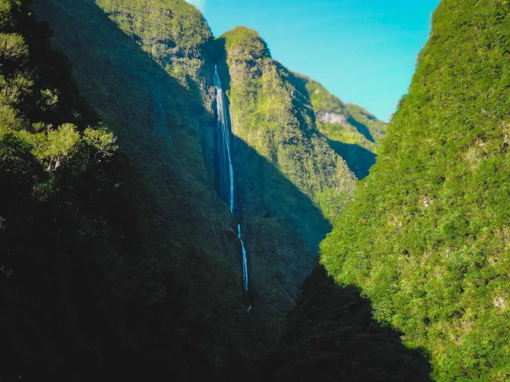 Paysage Réunion : Cascade blache à explorer pour les randonneurs