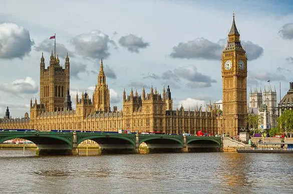 Palais de Westminster : chambre du parlement 