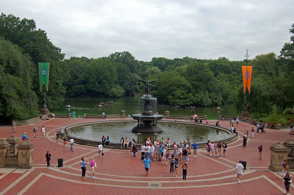 Fontaine Bethesda a voir à Central Park de New York