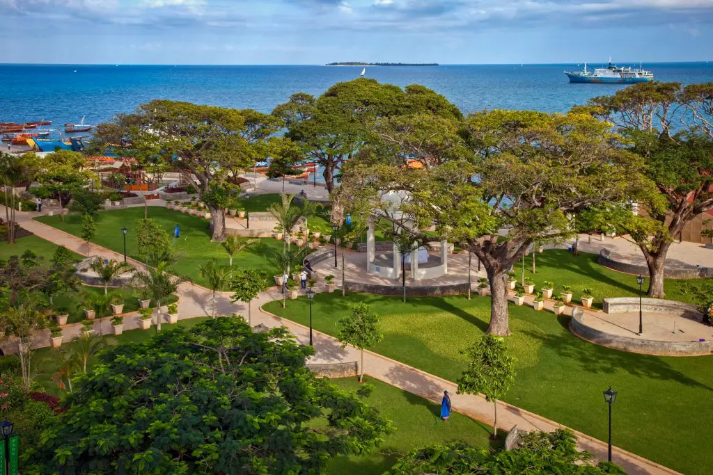jardin de Forodhani : lieu touristique à voir à Zanzibar