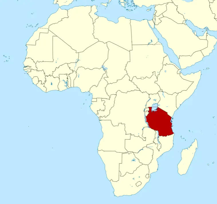 ou est la Tanzanie en Afrique : localisation sur Carte
