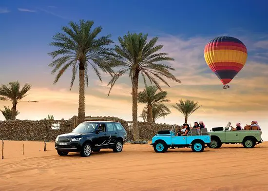 Safari dans le désert de Dubai : excursion 4X4 et montgolfiere