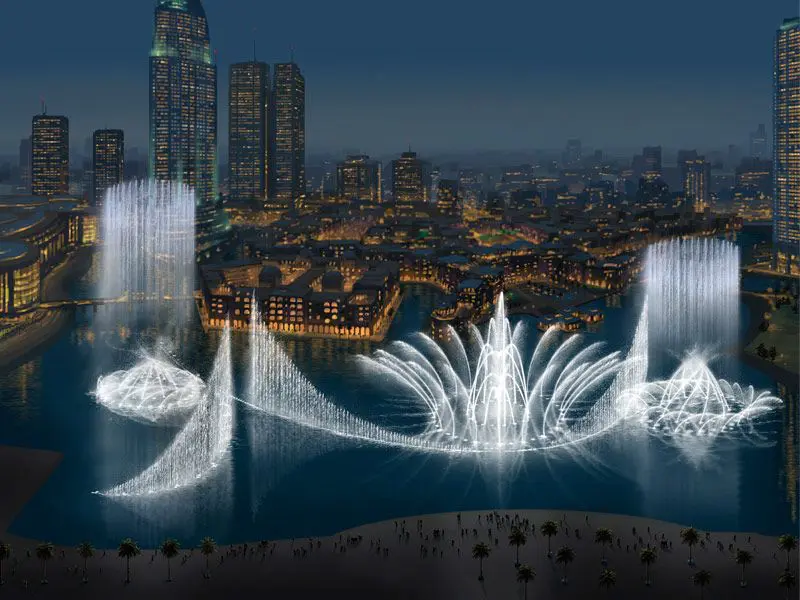 Fontaine de Dubai : lieu touristique à visiter