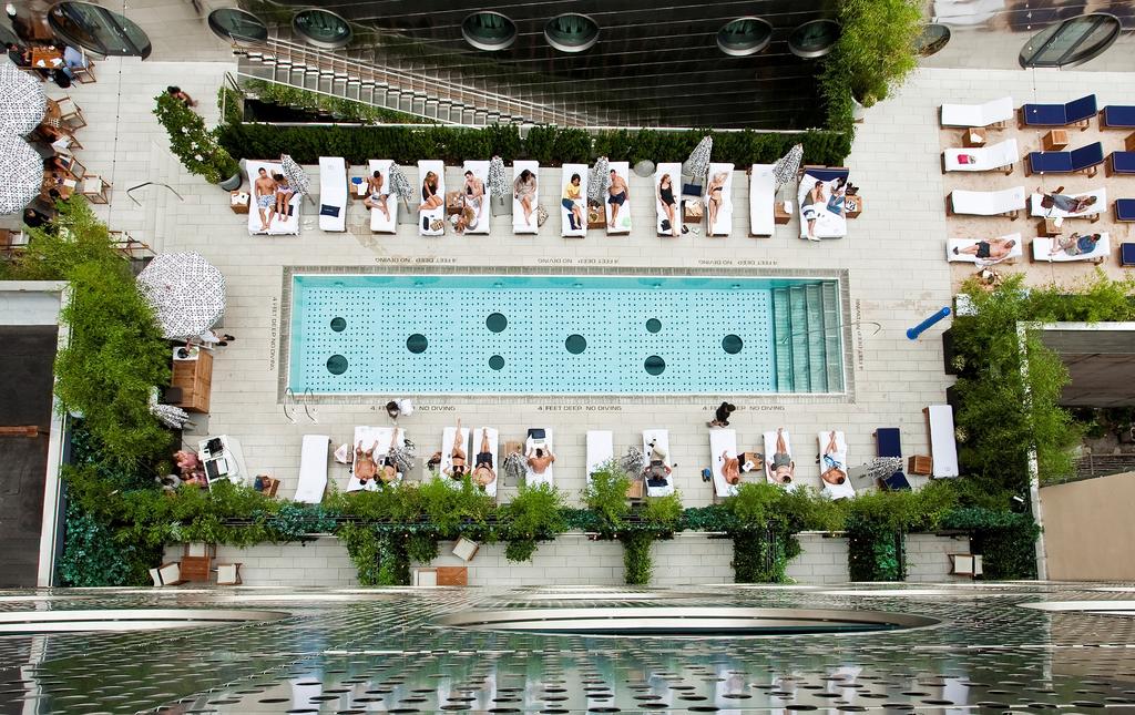 Hôtel moderne avec piscine extérieure