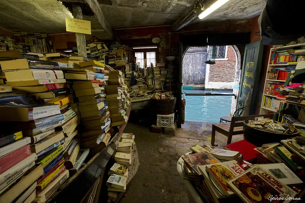 Alta Acqua : librairie réputée de Venise 