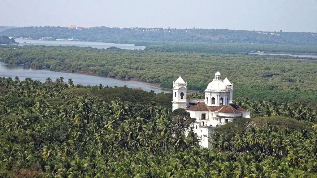 Basilique Old Goa au sud de l'Inde