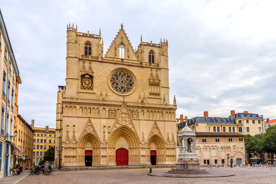 Cathédrale de Saint Jean Baptiste dans le 5eme arrondissement de Lyon 