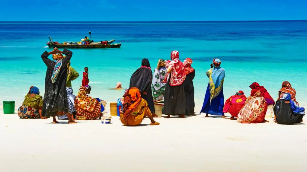 Plage de Zanzibar 