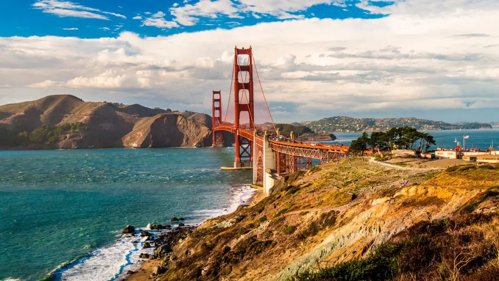 Pont Golden Gate San Francisco en avril