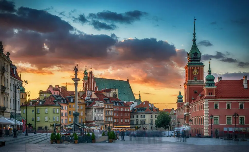 Varsovie : capitale de la Pologne en juin 