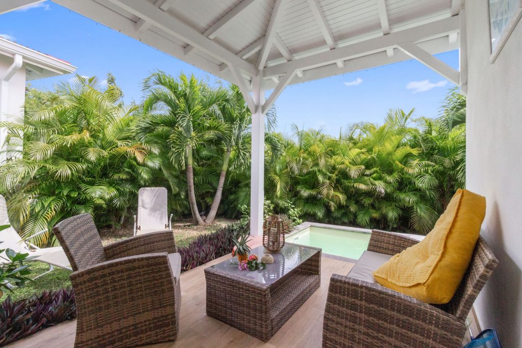 Bungalows à Saint François , sud Grande-Terre en Guadeloupe