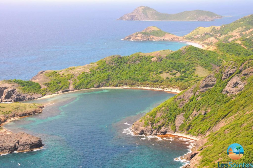 Belle plage aux Saintes à Terre de Haut
