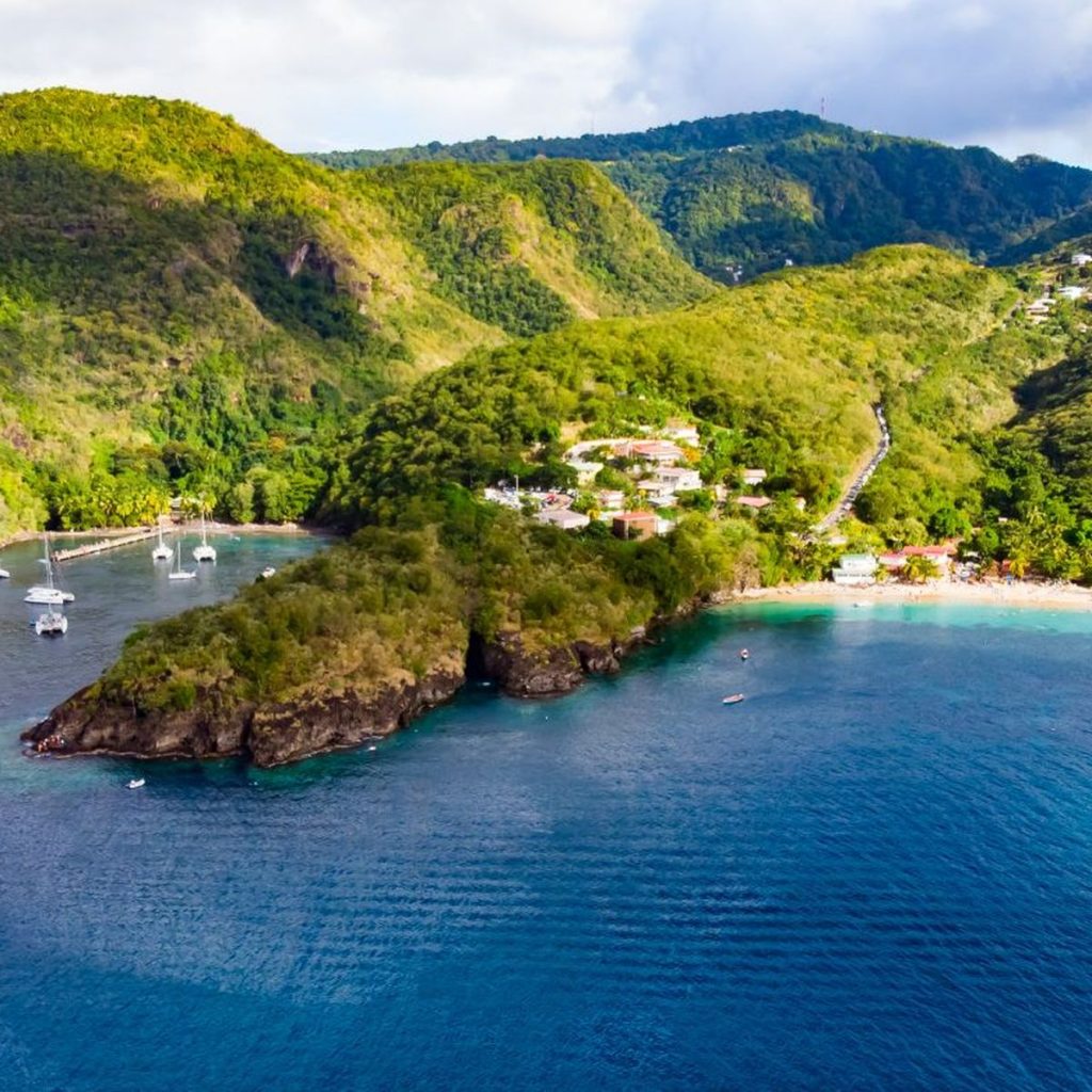 Plage au sud de la Martinique